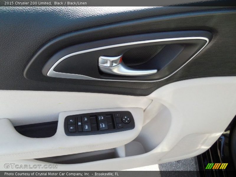 Black / Black/Linen 2015 Chrysler 200 Limited