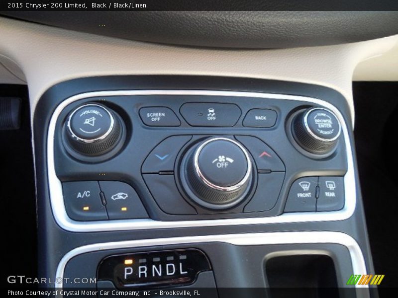 Black / Black/Linen 2015 Chrysler 200 Limited