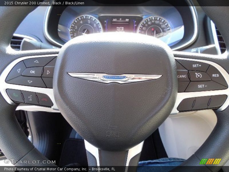 Black / Black/Linen 2015 Chrysler 200 Limited