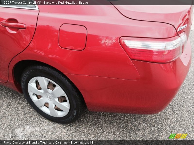 Barcelona Red Metallic / Bisque 2007 Toyota Camry LE V6