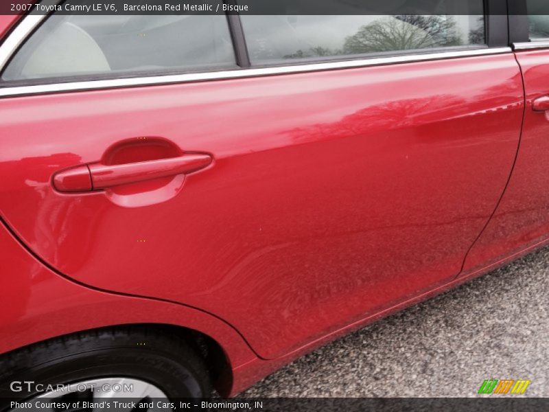 Barcelona Red Metallic / Bisque 2007 Toyota Camry LE V6