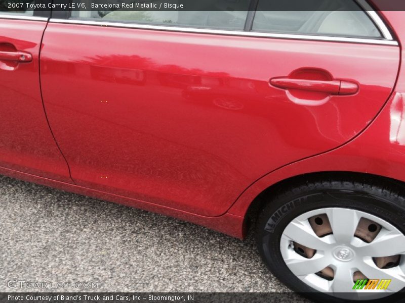 Barcelona Red Metallic / Bisque 2007 Toyota Camry LE V6