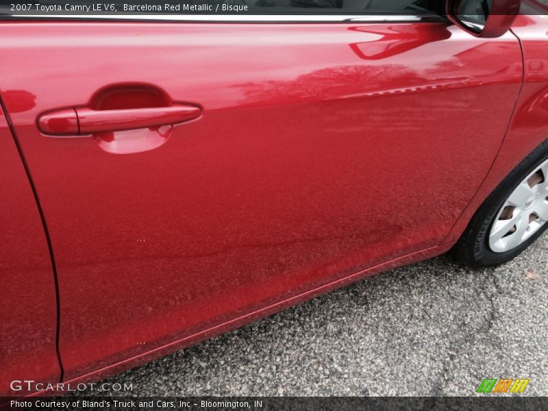 Barcelona Red Metallic / Bisque 2007 Toyota Camry LE V6