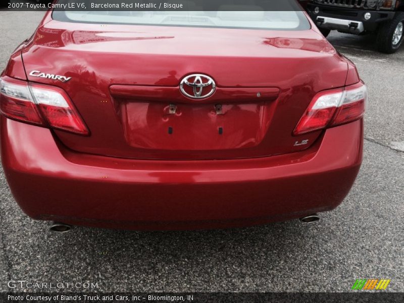 Barcelona Red Metallic / Bisque 2007 Toyota Camry LE V6