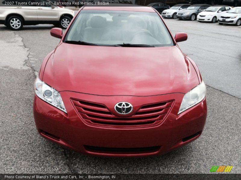 Barcelona Red Metallic / Bisque 2007 Toyota Camry LE V6