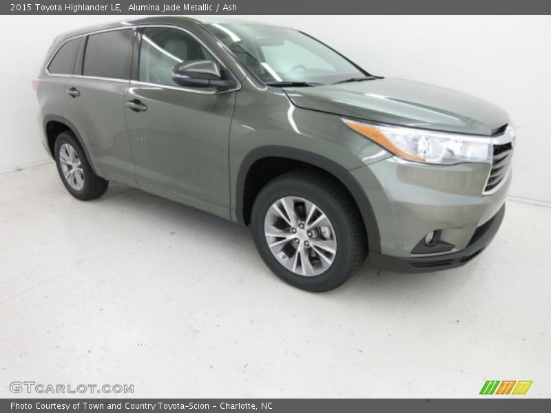 Alumina Jade Metallic / Ash 2015 Toyota Highlander LE