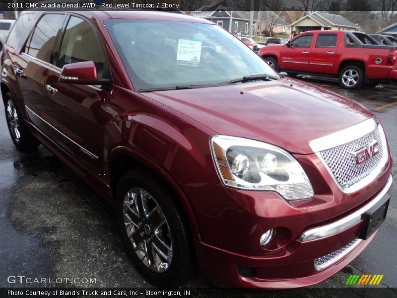 Red Jewel Tintcoat / Ebony 2011 GMC Acadia Denali AWD