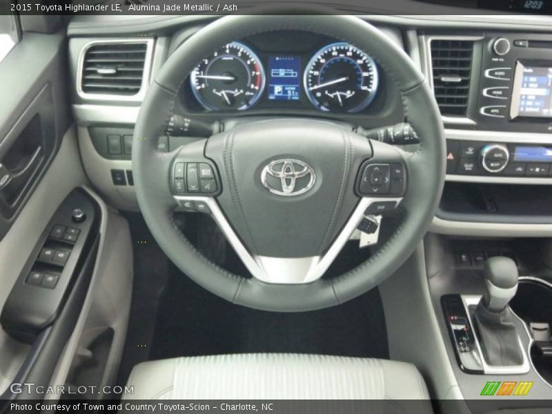 Alumina Jade Metallic / Ash 2015 Toyota Highlander LE