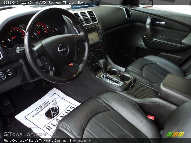 Red Jewel Tintcoat / Ebony 2011 GMC Acadia Denali AWD