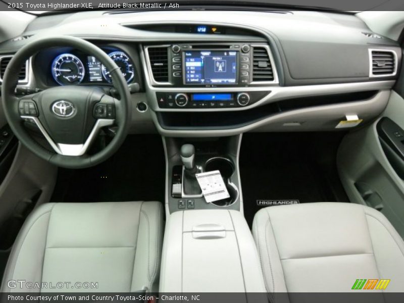 Dashboard of 2015 Highlander XLE
