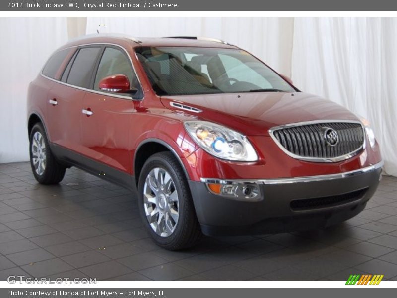 Crystal Red Tintcoat / Cashmere 2012 Buick Enclave FWD