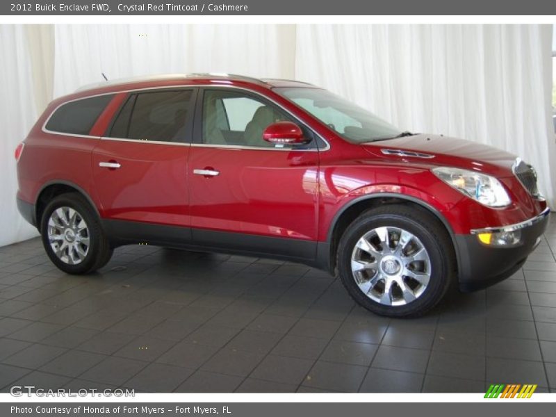 Crystal Red Tintcoat / Cashmere 2012 Buick Enclave FWD