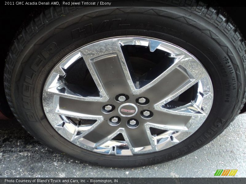 Red Jewel Tintcoat / Ebony 2011 GMC Acadia Denali AWD