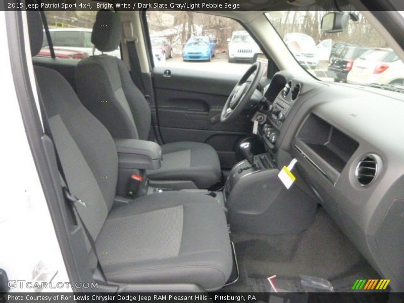 Bright White / Dark Slate Gray/Light Pebble Beige 2015 Jeep Patriot Sport 4x4