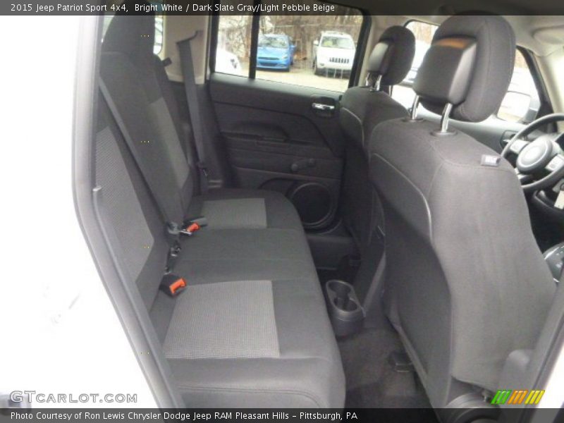 Bright White / Dark Slate Gray/Light Pebble Beige 2015 Jeep Patriot Sport 4x4