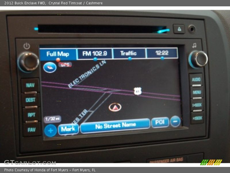 Crystal Red Tintcoat / Cashmere 2012 Buick Enclave FWD