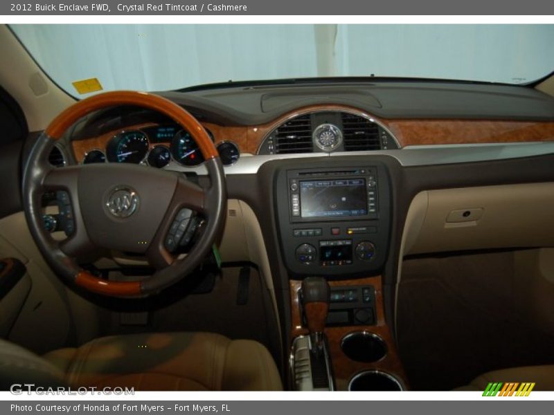 Crystal Red Tintcoat / Cashmere 2012 Buick Enclave FWD
