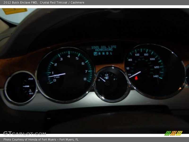 Crystal Red Tintcoat / Cashmere 2012 Buick Enclave FWD