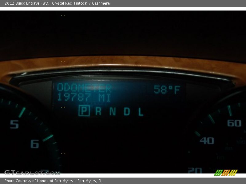Crystal Red Tintcoat / Cashmere 2012 Buick Enclave FWD