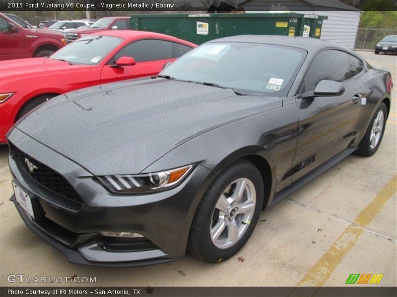 Magnetic Metallic / Ebony 2015 Ford Mustang V6 Coupe