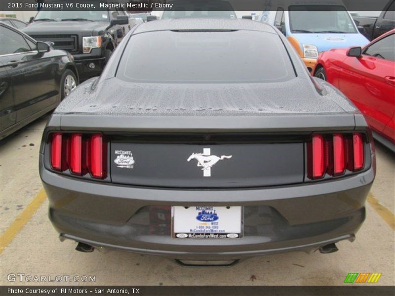 Magnetic Metallic / Ebony 2015 Ford Mustang V6 Coupe
