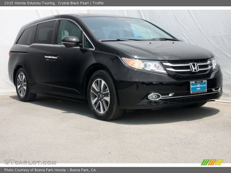 Crystal Black Pearl / Truffle 2015 Honda Odyssey Touring