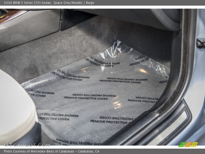 Space Grey Metallic / Beige 2009 BMW 3 Series 335i Sedan