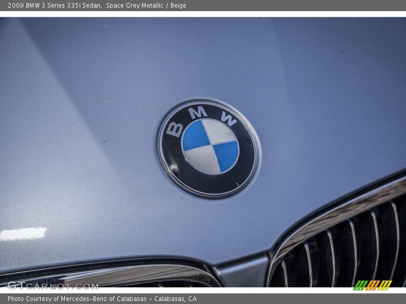 Space Grey Metallic / Beige 2009 BMW 3 Series 335i Sedan