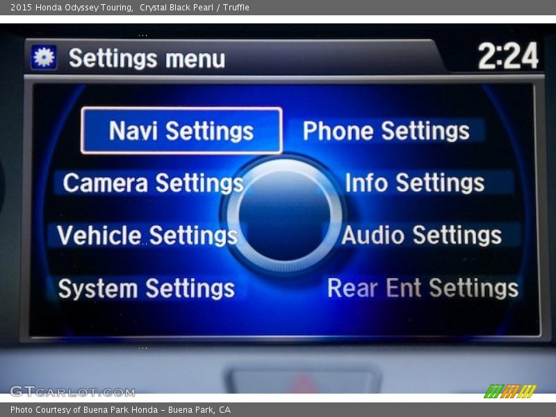 Crystal Black Pearl / Truffle 2015 Honda Odyssey Touring