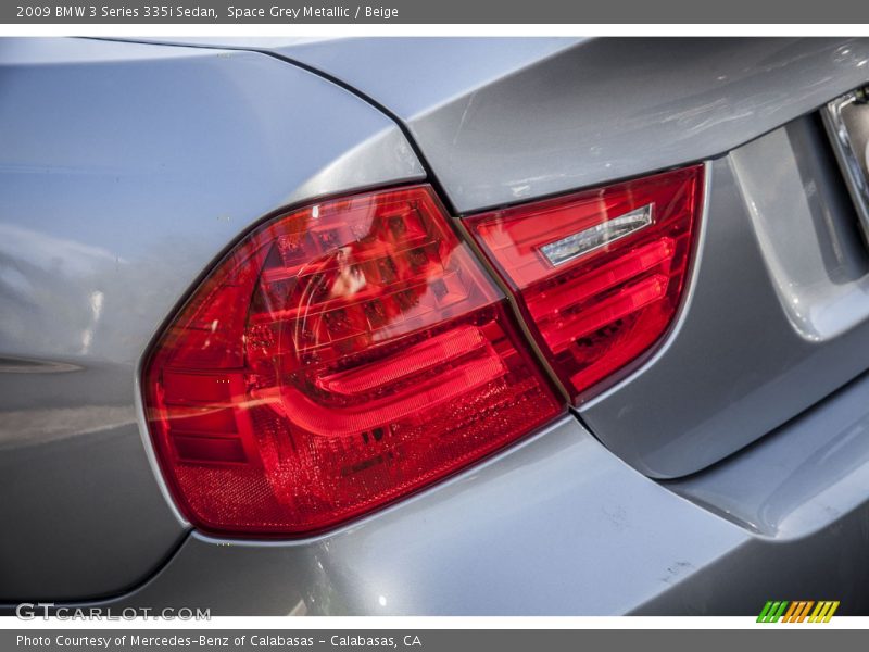 Space Grey Metallic / Beige 2009 BMW 3 Series 335i Sedan