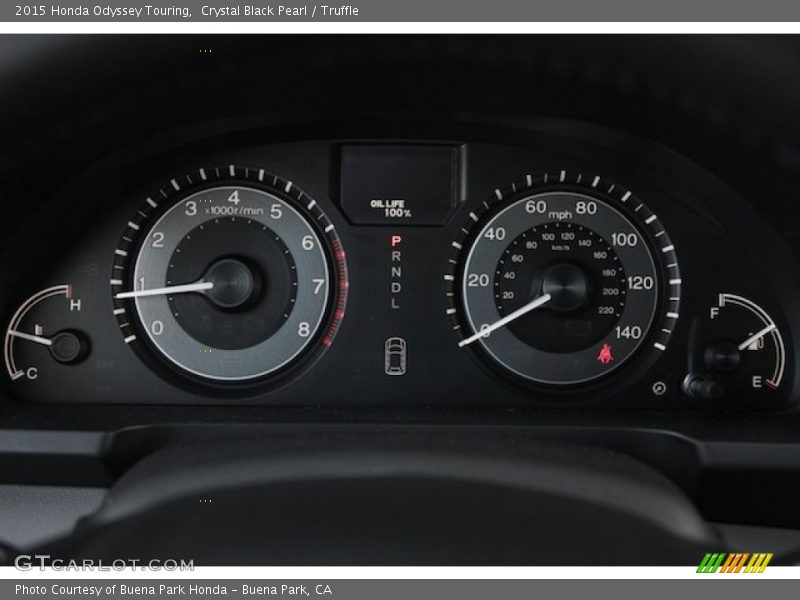 Crystal Black Pearl / Truffle 2015 Honda Odyssey Touring