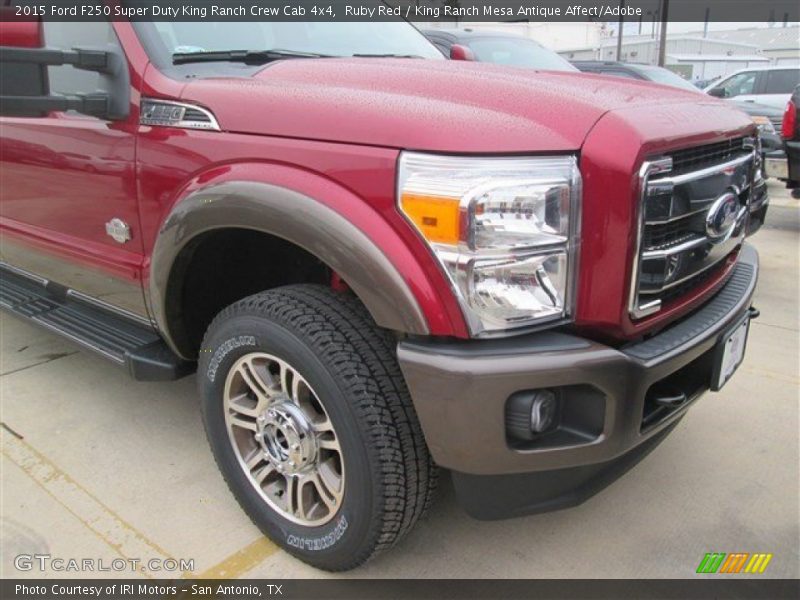 Ruby Red / King Ranch Mesa Antique Affect/Adobe 2015 Ford F250 Super Duty King Ranch Crew Cab 4x4