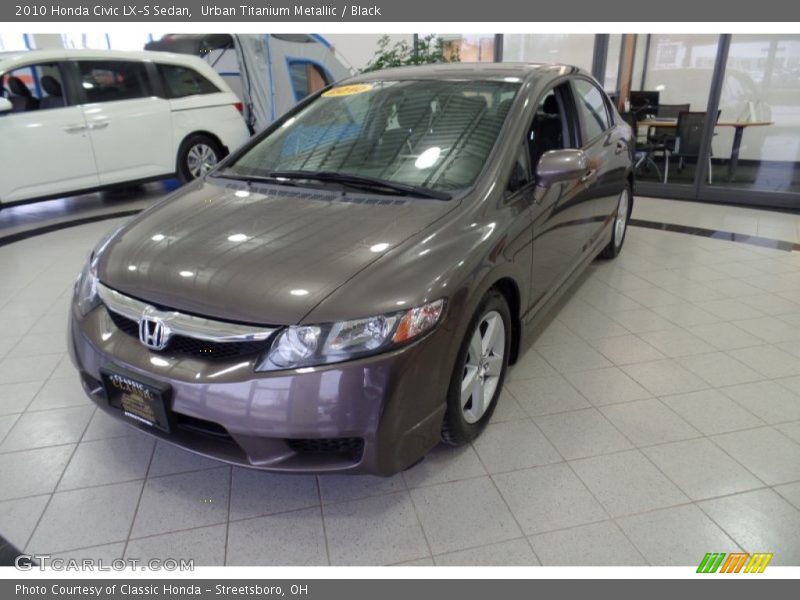 Urban Titanium Metallic / Black 2010 Honda Civic LX-S Sedan