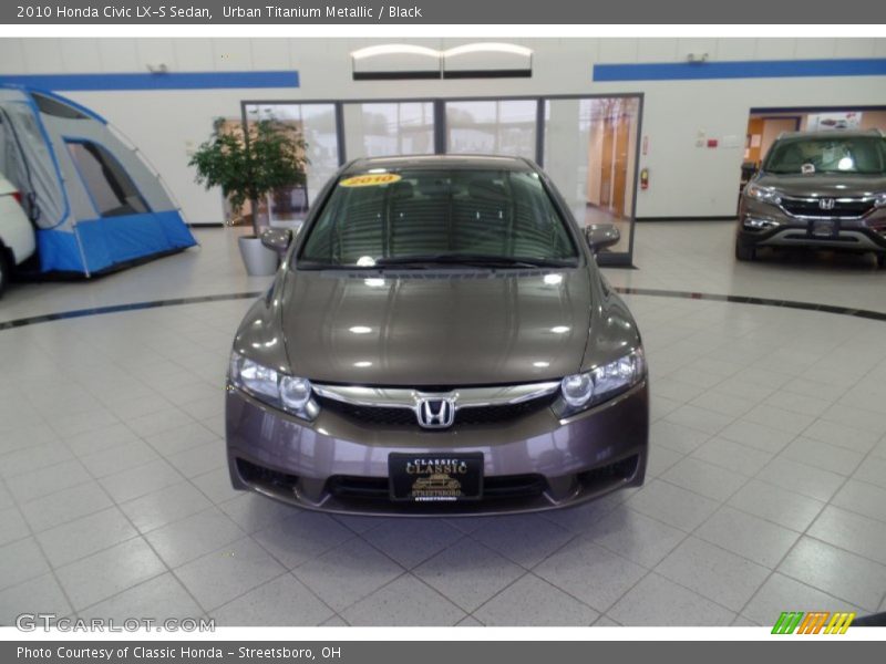 Urban Titanium Metallic / Black 2010 Honda Civic LX-S Sedan