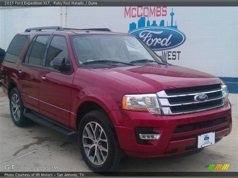 Ruby Red Metallic / Dune 2015 Ford Expedition XLT