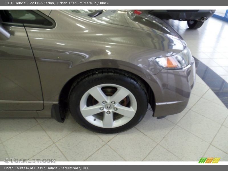 Urban Titanium Metallic / Black 2010 Honda Civic LX-S Sedan