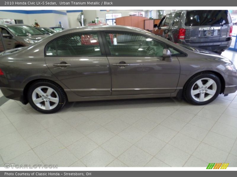 Urban Titanium Metallic / Black 2010 Honda Civic LX-S Sedan