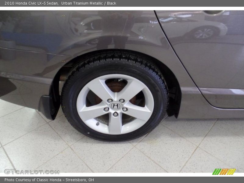 Urban Titanium Metallic / Black 2010 Honda Civic LX-S Sedan
