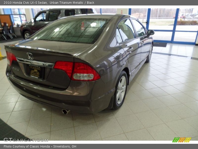 Urban Titanium Metallic / Black 2010 Honda Civic LX-S Sedan