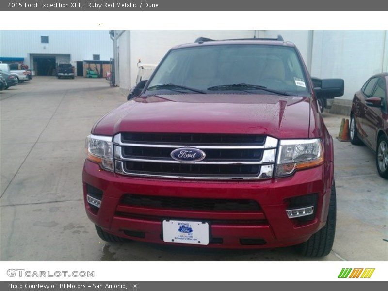 Ruby Red Metallic / Dune 2015 Ford Expedition XLT