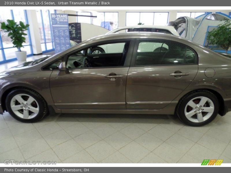 Urban Titanium Metallic / Black 2010 Honda Civic LX-S Sedan