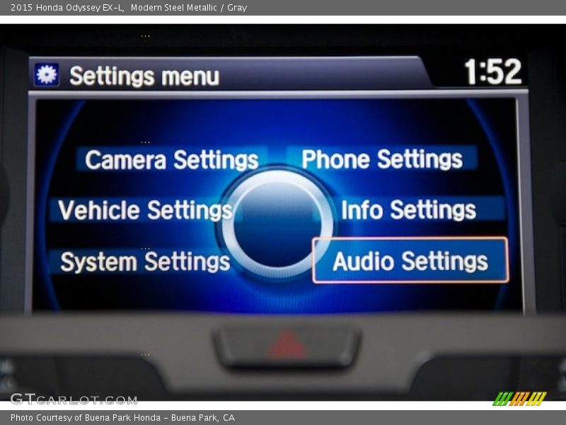 Modern Steel Metallic / Gray 2015 Honda Odyssey EX-L