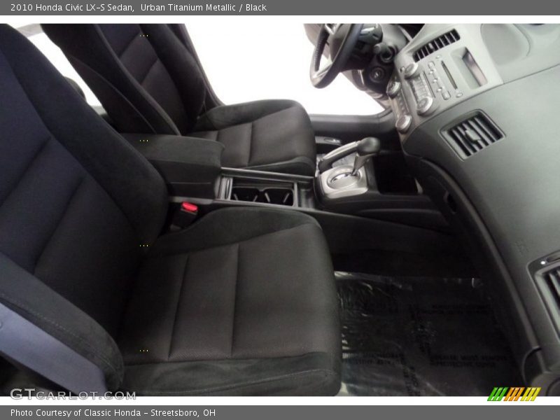 Urban Titanium Metallic / Black 2010 Honda Civic LX-S Sedan