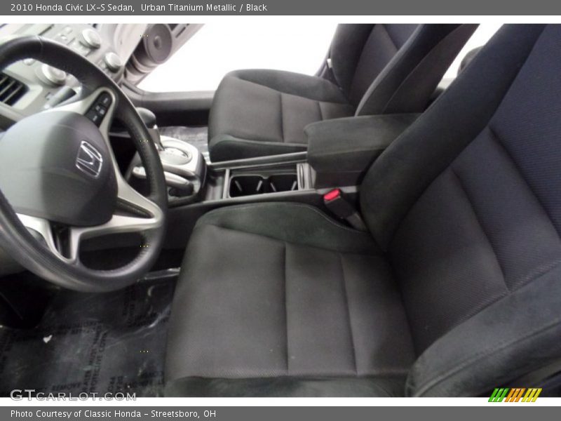 Urban Titanium Metallic / Black 2010 Honda Civic LX-S Sedan