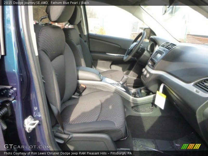 Fathom Blue Pearl / Black 2015 Dodge Journey SE AWD