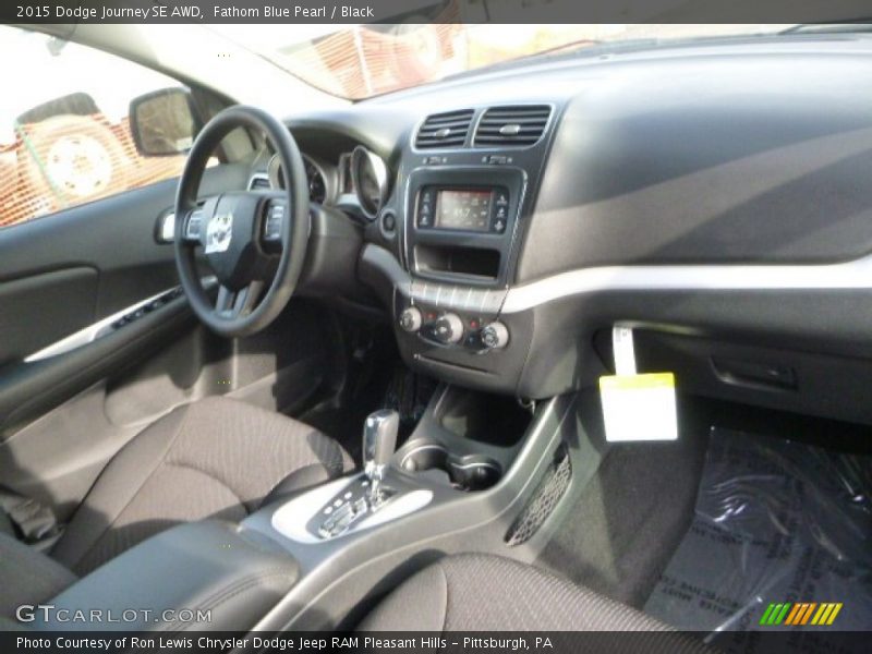Fathom Blue Pearl / Black 2015 Dodge Journey SE AWD