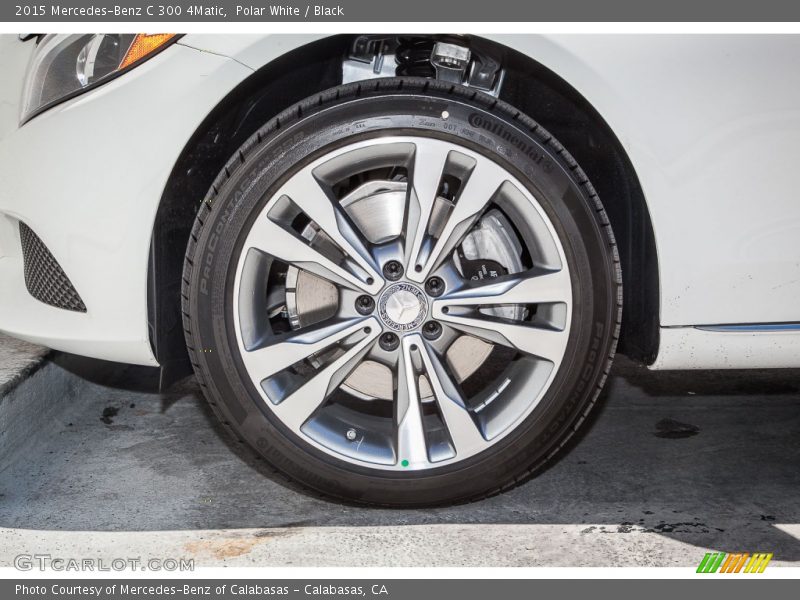 Polar White / Black 2015 Mercedes-Benz C 300 4Matic