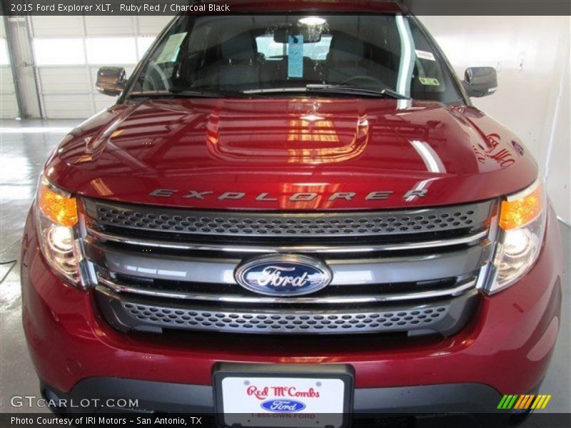 Ruby Red / Charcoal Black 2015 Ford Explorer XLT
