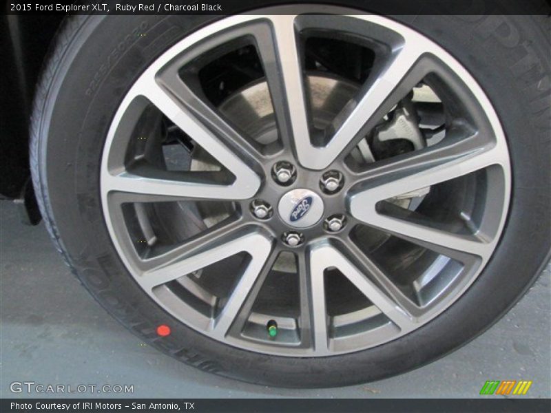 Ruby Red / Charcoal Black 2015 Ford Explorer XLT