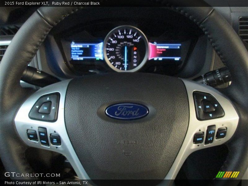 Ruby Red / Charcoal Black 2015 Ford Explorer XLT